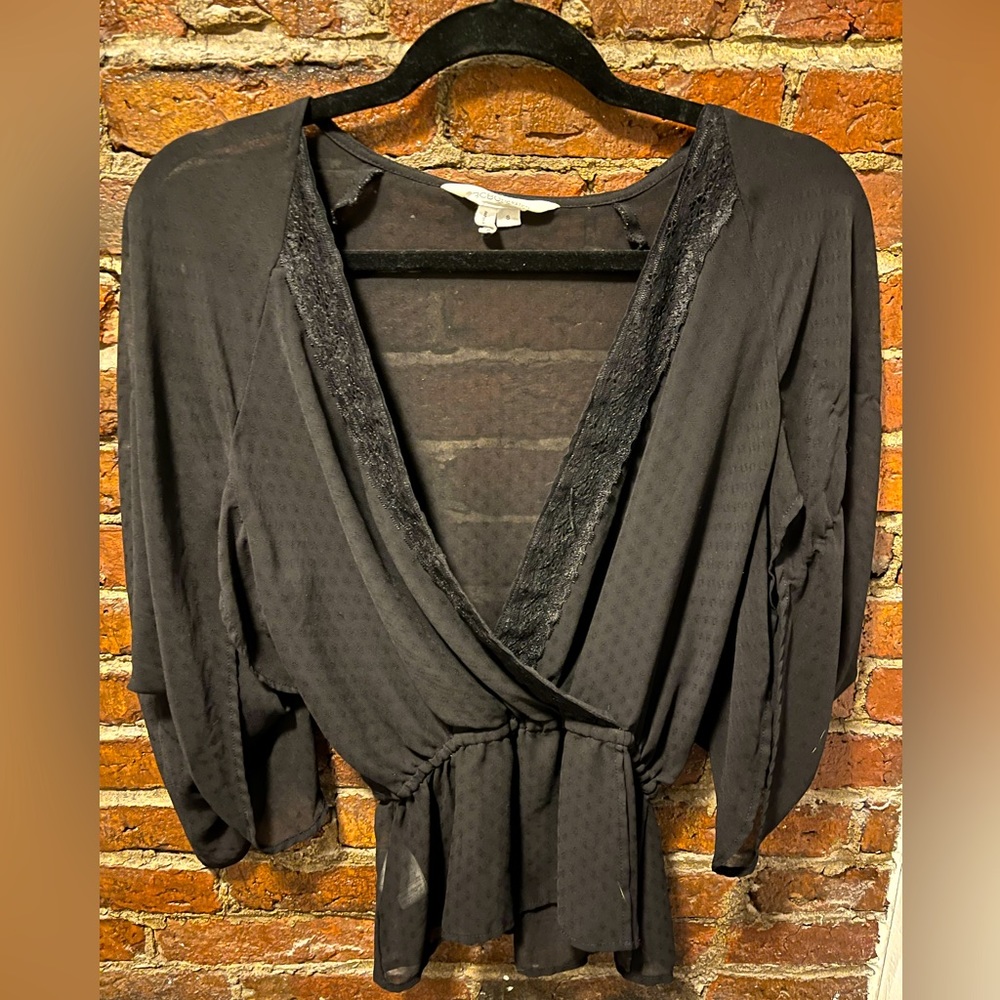 BCBGeneration Sheer Blouse - SZ S